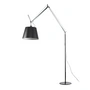 Artemide - Tolomeo Mega floor lamp with dimmer, satin shade, Ø 32 cm, black