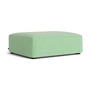 HAY - Mags Soft Ottoman S02 (S), green-white (Tartaglia 989) / seams: beige (felt glides)