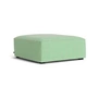 HAY - Mags Soft Ottoman S01 (XS), green-white (Tartaglia 989) / seams: beige (felt glides)