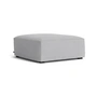 HAY - Mags Soft Ottoman S01 (XS), light gray ( Linara 443) / seams: beige (felt glides)