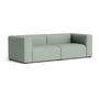 HAY - Mags Sofa 2.5-seater, combination 1, light green ( Metaphor 023) (felt glides)