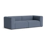HAY - Mags Sofa 2.5-seater, combination 1, blue ( Linara 198)