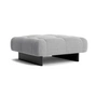 HAY - Quilton Lift Ottoman, black oak / light gray (Hallingdal 130)