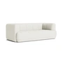 HAY - Quilton 2-seater sofa, white (Osumi 02)