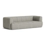 HAY - Quilton 3-seater sofa, gray (Yuma 1009)