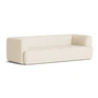 HAY - Quilton 3-seater sofa, cream (Turf)