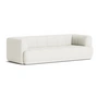 HAY - Quilton 3-seater sofa, white (Osumi 02)