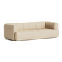 HAY - Quilton 3-seater sofa, beige (Hallingdal 220)