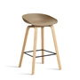 HAY - About A Stool AAS 32 H 65 cm, lacquered oak / black steel / clay 2. 0 (plastic glides)