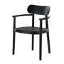 Thonet - 118 FV Armchair, Dark Melange wickerwork / black beech (TP 29)