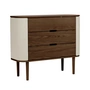 Umage - Treasures Chest of drawers, dark oak / white sands