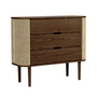 Umage - Treasures Chest of drawers, dark oak / Viennese wickerwork