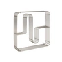 AYTM - Curva Square wall shelf, silver