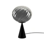 Tom Dixon - Whirl Cone Fat LED table lamp, silver / black