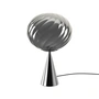 Tom Dixon - Whirl Cone Fat LED table lamp, silver / silver