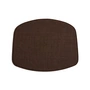 HAY - Seat cushion for AAC chair with armrest, brown (Remix 356)