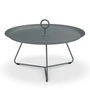 HOUE - EYELET Side table, Ø 70 cm, dark gray