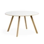 HAY - Copenhague CPH25 2. 0 Table Ø 120 cm, lacquered oak / white laminate