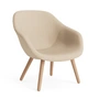 HAY - About a Lounge Chair AAL 82 Armchair, lacquered oak / Metaphor 035 (plastic glides)
