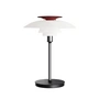 Louis Poulsen - PH80 Portable rechargeable LED table lamp, opal white / high-gloss chrome-plated