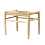 FDB Møbler - J83 Stool, soaped beech / natural wickerwork (Special Edition)