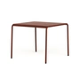 TipToe - Panorama Garden table, 90 x 90 cm, brick red