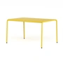 TipToe - Panorama Garden table, 130 x 90 cm, sun yellow