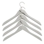 HAY - Soft Coat Coat hanger slim, gray (set of 4)