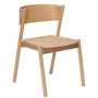 Hübsch Interior - Oblique Chair, oak / natural