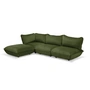 Fatboy - Sumo Corner sofa left / right, deep green (velvet)