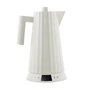 Alessi - Plissé kettle with temperature control 1.7 l, white