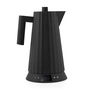 Alessi - Plissé kettle with temperature control 1.7 l, black