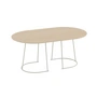 Muuto - Airy Coffee table, medium, lacquered oak / off-white