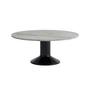 Muuto - Midst coffee table, Ø 90 cm, gray / black marble