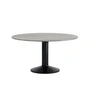 Muuto - Midst Dining table, Ø 140 cm, gray / black marble