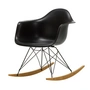 Vitra - Eames Plastic Armchair RAR RE, yellowish maple / basic dark / deep black