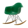 Vitra - Eames Plastic Armchair RAR RE, maple yellowish / basic dark / emerald