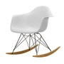 Vitra - Eames Plastic Armchair RAR RE, dark maple / basic dark / cotton white