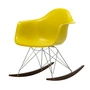 Vitra - Eames Plastic Armchair RAR RE, dark maple / chrome / mustard