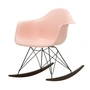 Vitra - Eames Plastic Armchair RAR RE, dark maple / basic dark / pale pink