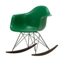 Vitra - Eames Plastic Armchair RAR RE, dark maple / basic dark / emerald