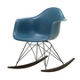 Vitra - Eames Plastic Armchair RAR RE, dark maple / basic dark / sea blue