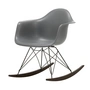 Vitra - Eames Plastic Armchair RAR RE, dark maple / basic dark / granite gray
