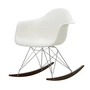 Vitra - Eames Plastic Armchair RAR, dark maple / chrome / white