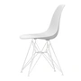 Vitra - Eames Plastic Side Chair DSR RE, white / cotton white (white felt glides)