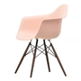 Vitra - Eames Plastic Armchair DAW RE, dark maple / soft pink (basic dark felt glides)