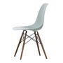 Vitra - Eames Plastic Side Chair DSW RE, dark maple / light gray (felt glides basic dark)