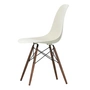 Vitra - Eames Plastic Side Chair DSW RE, dark maple / pebble (felt glides basic dark)