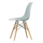 Vitra - Eames Plastic Side Chair DSW RE, honey-colored ash / light grey (basic dark felt glides)