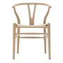 Carl Hansen - CH24 Wishbone Chair, white oiled oak / natural wickerwork